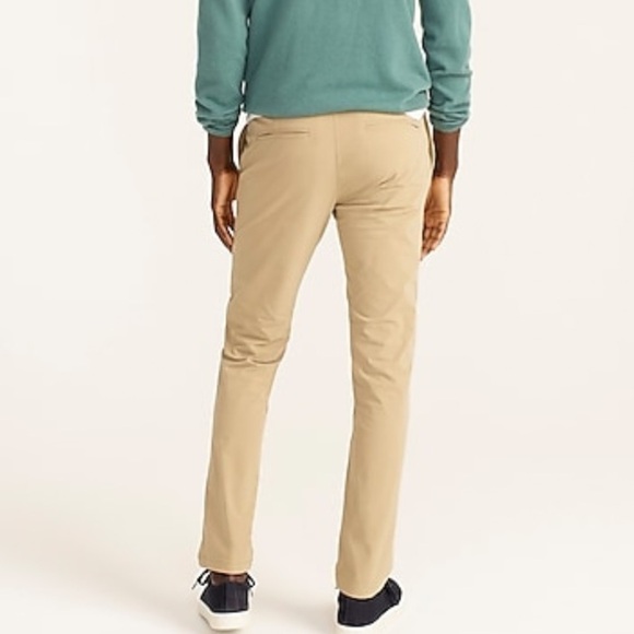 J crew 484 slim fit tech pants khaki - Picture 2 of 5